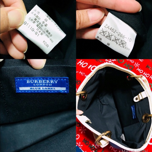 Authentic Burberry Blue Label Tote Small - Picture 3 of 8